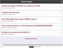 Tablet Screenshot of blog.pcimagine.com